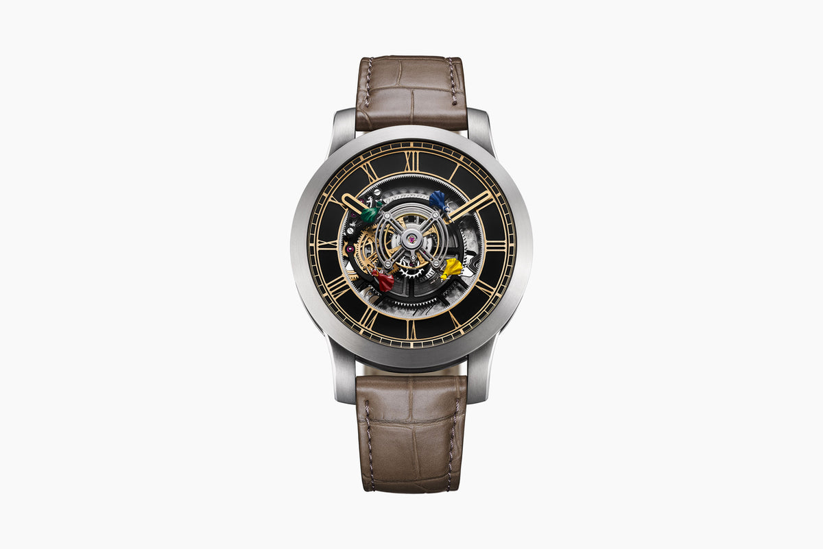 Titanium Central Floating Tourbillon