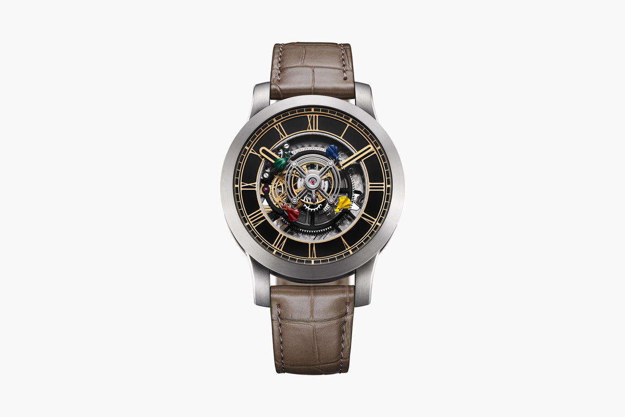 Titanium Central Floating Tourbillon