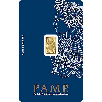 25 x PAMP 1 Gram Veriscan Gold Bars in Box